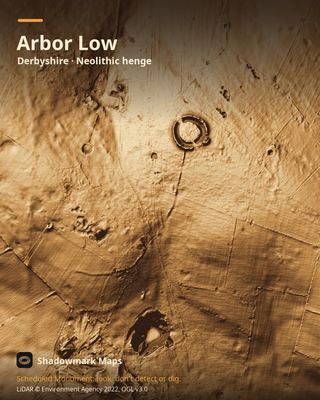 LiDAR shading of Arbor Low