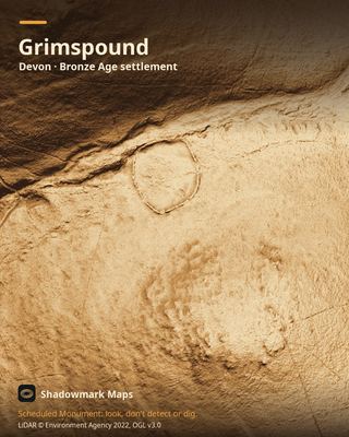 LiDAR shading of Grimspound