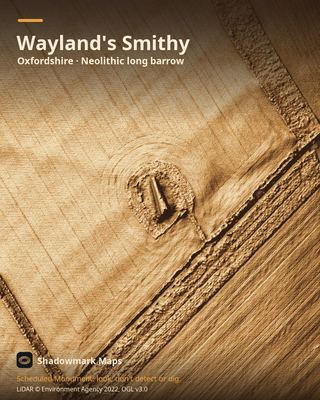 LiDAR shading of Wayland's Smithy